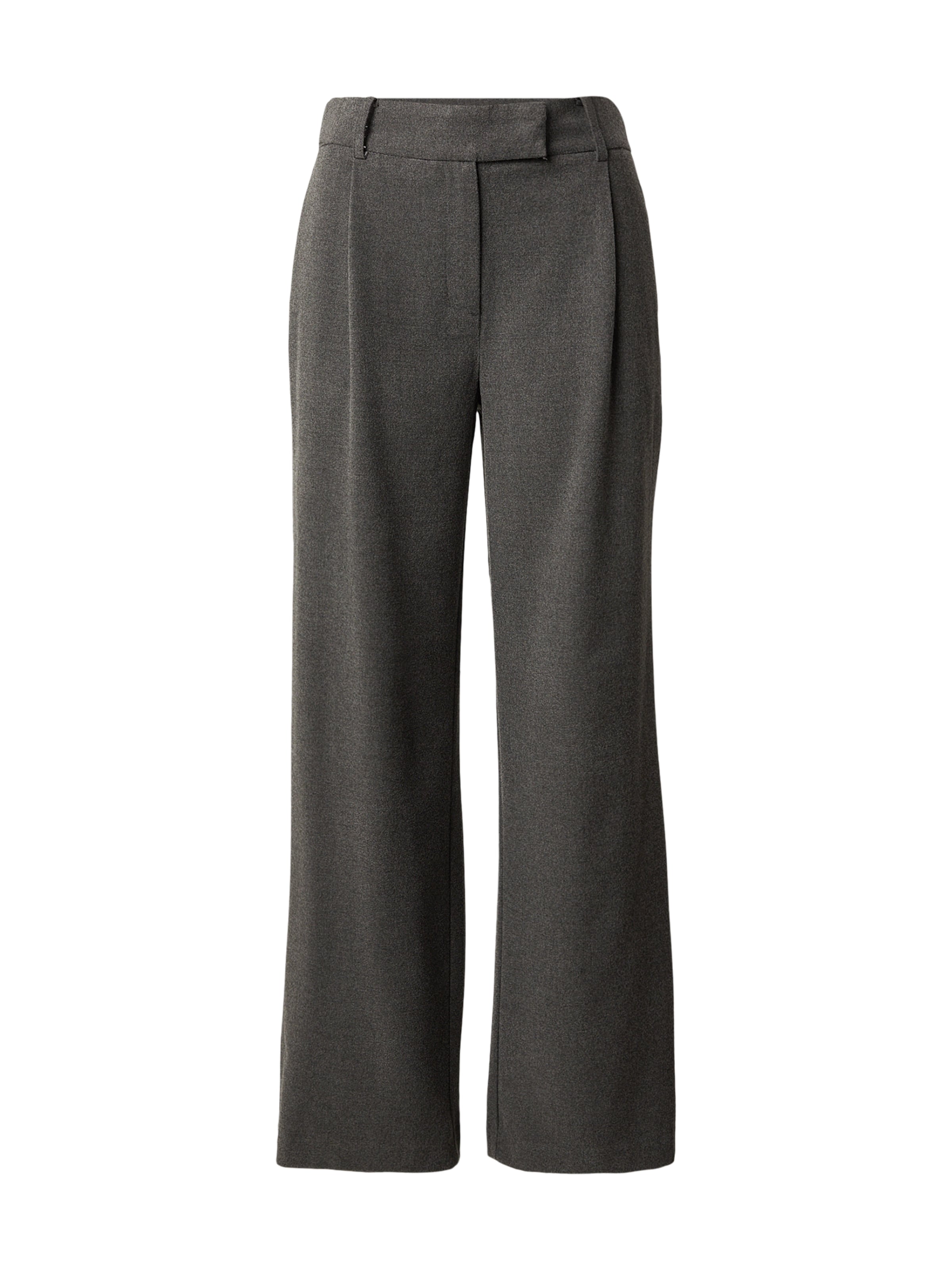 

ONLY Брюки Regular с защипами спереди 'ONLDeluxe' в темно-сером цвете