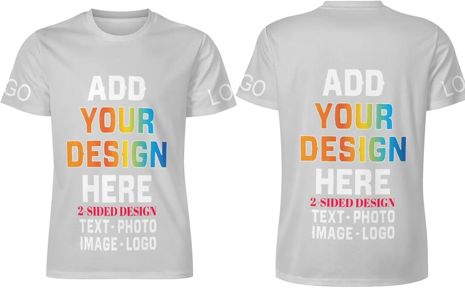 Футболка Custom с логотипом, текстом или фото