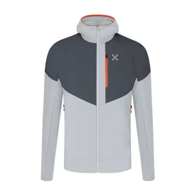 

Мужская флисовая куртка Montura Spitze - Тихий Серый/Оранжевый