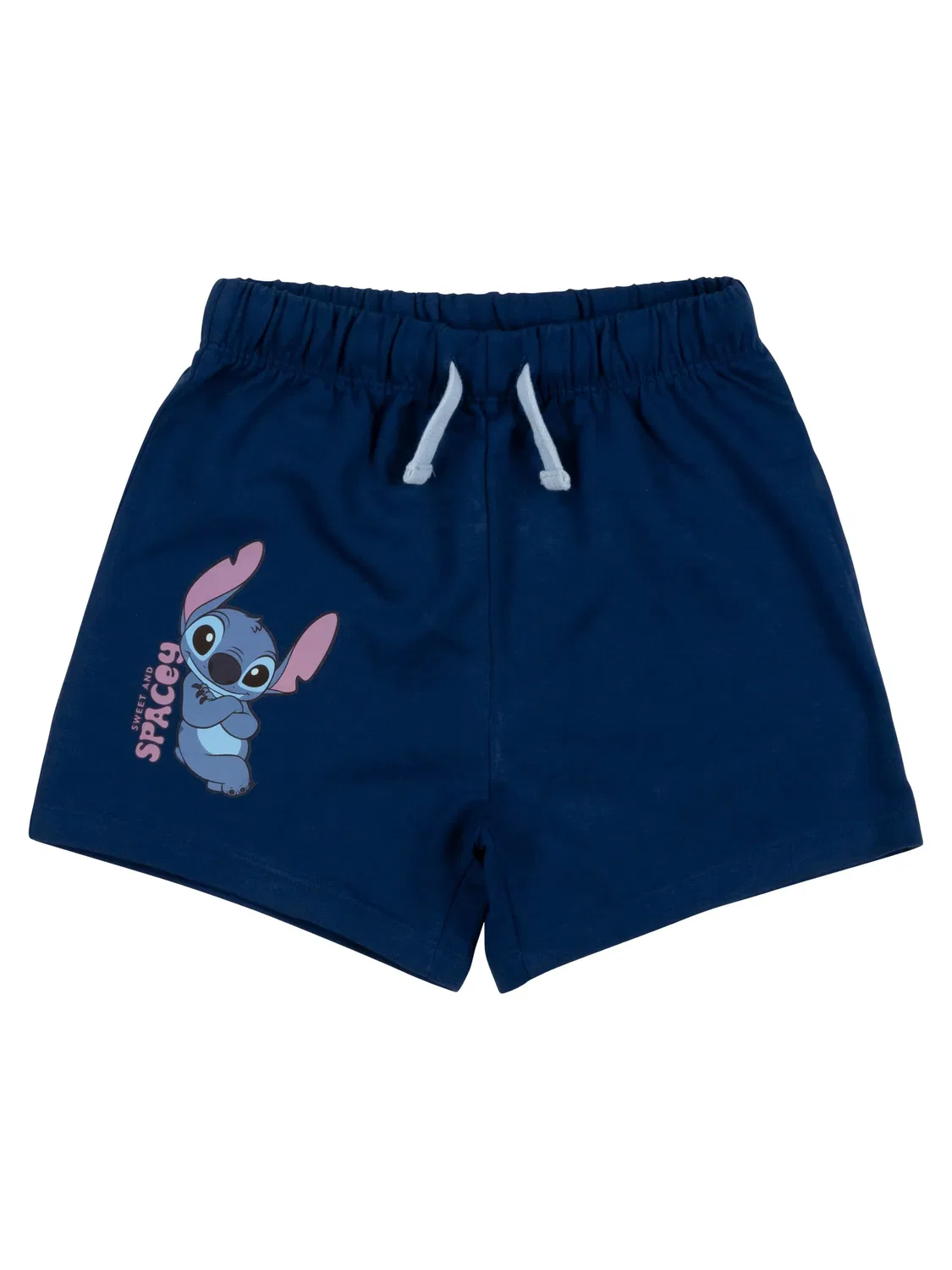 Шорты с принтом Lilo & Stitch, голубые