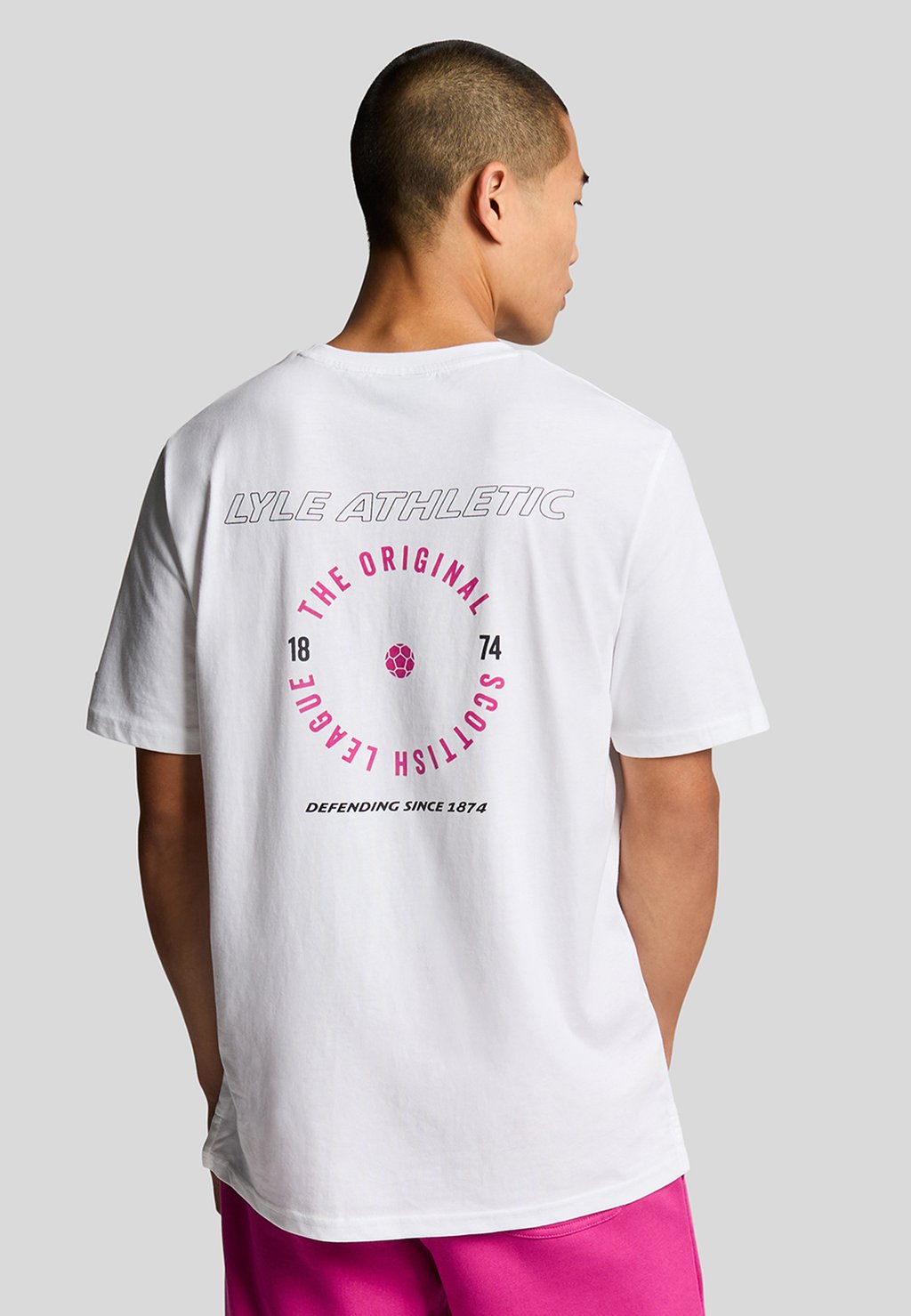 

Футболка с принтом GRAPHIC Lyle & Scott, белый