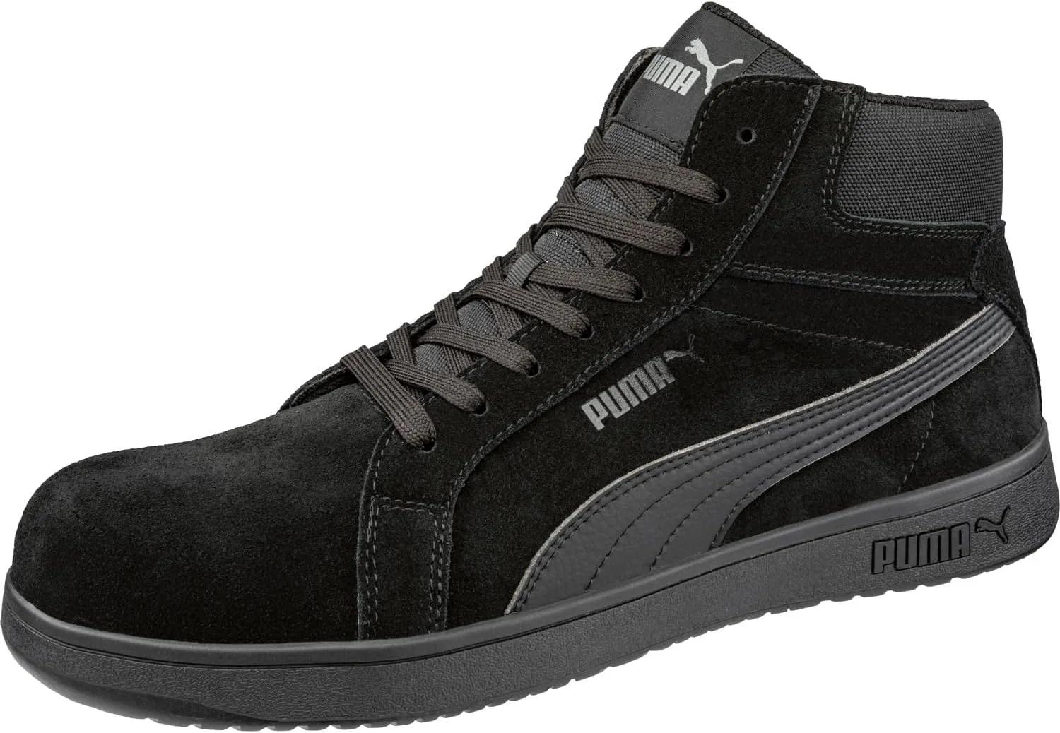 Кроссовки Puma Men's Iconic Suede Mid Eh Oxford, Black — фото 4
