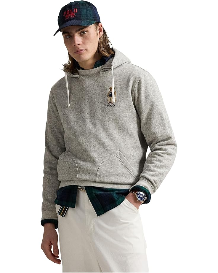 

Худи Polo Ralph Lauren Polo Bear Fleece Hoodie, серый