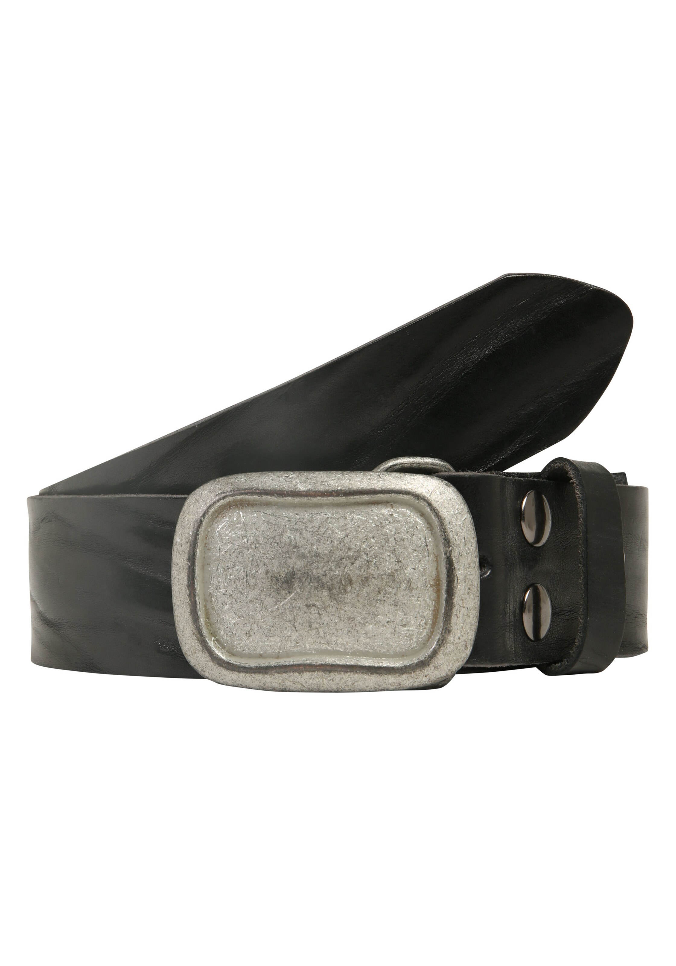 

RETTUNGSRING by showroom 019° Ремень 'Masterlux' в черном цвете