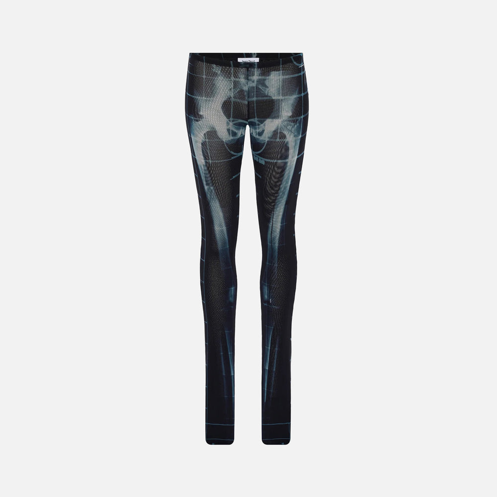 

Брюки Jean Paul Gaultier Mesh Flare Trouser, цвет Squeletor Black