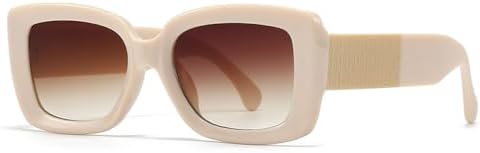 

Качественные винтажные солнцезащитные очки для женщин и мужчин, квадратная оправа, дорожные солнцезащитные очки, модная женская оправа, элегантные очки MTZJH, C5 Light Pink Tea