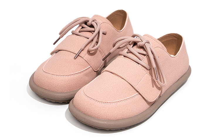 Повседневные женские туфли Feiyue розовые на каблуке 3 см — фото 3