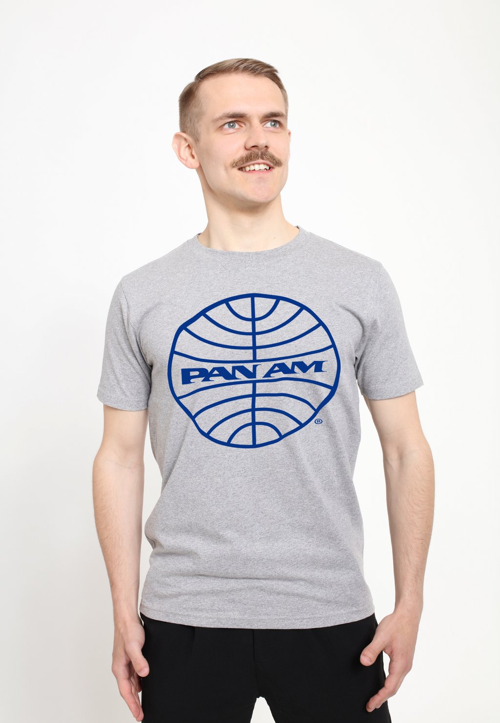 

Футболка с принтом PAN AM LOGO Henry Tiger, цвет Heather Grey