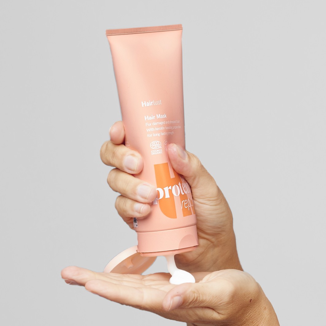 Маска для волос protein repair hair mask Hairlust, объем 200 мл — фото 3
