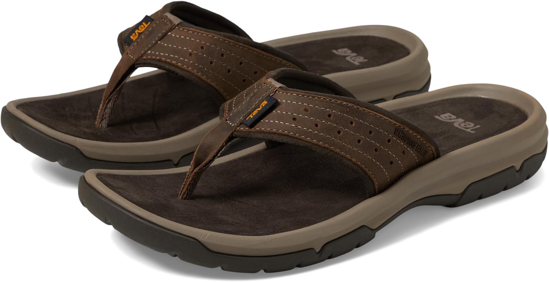 

Сандалии Teva Langdon Flip, цвет Walnut