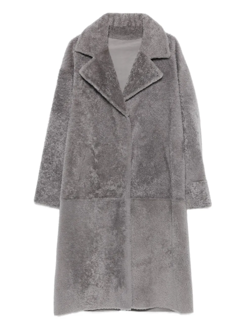 

Пальто из овчины Arma, серый