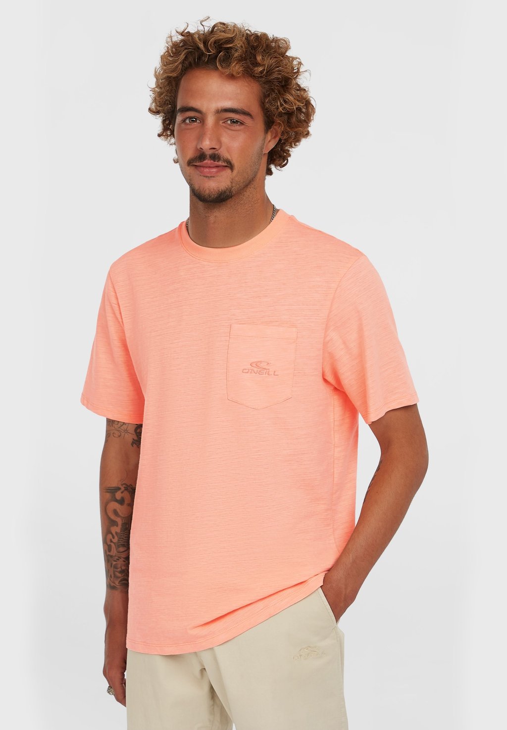 

Базовая футболка CHEST POCKET O'Neill, светло-розовый