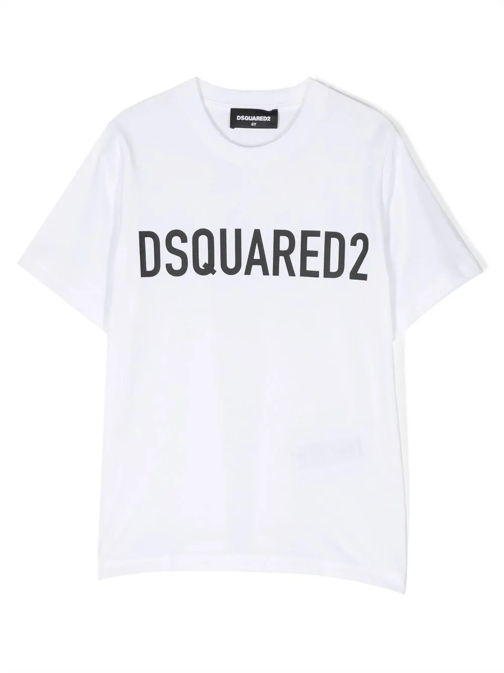 

Футболка с логотипом DSQUARED2 KIDS, белый