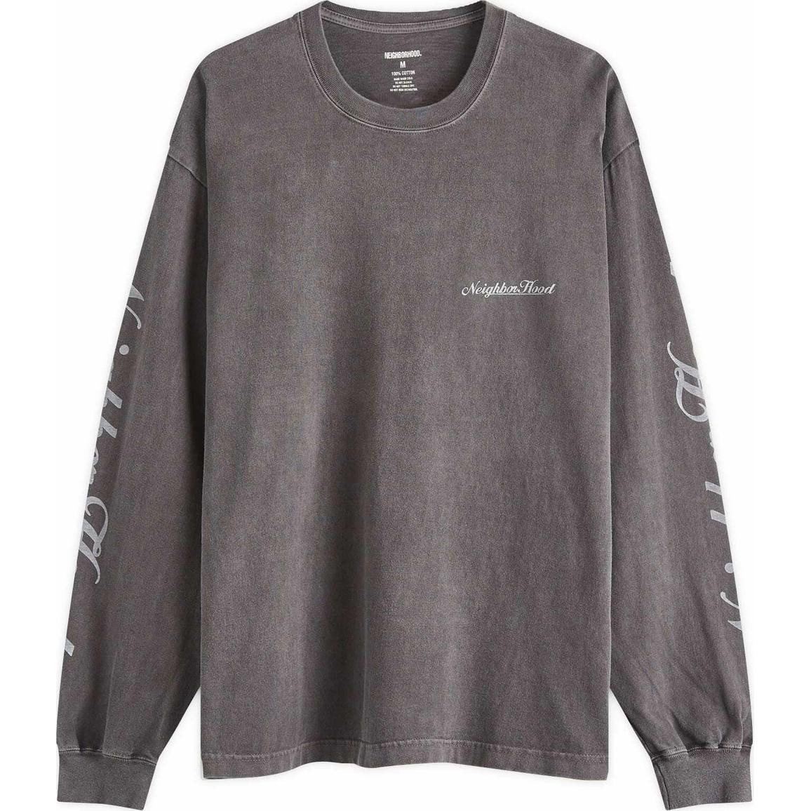 

Длинный рукав Логотип Футболка NEIGHBORHOOD, черный