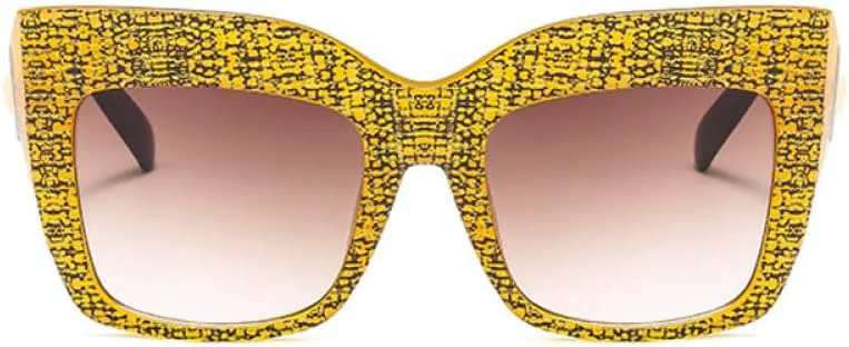 

Винтажные солнцезащитные очки для женщин и мужчин, крупная оправа, модные солнцезащитные очки для женщин, роскошные солнцезащитные очки UV400 TYUVIVO, C3brown-brown