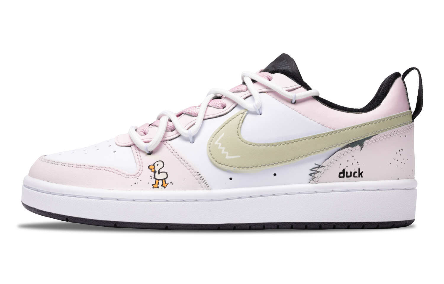 

Кроссовки Nike Court Borough Skateboard Shoes Women's Low-Top White, белый