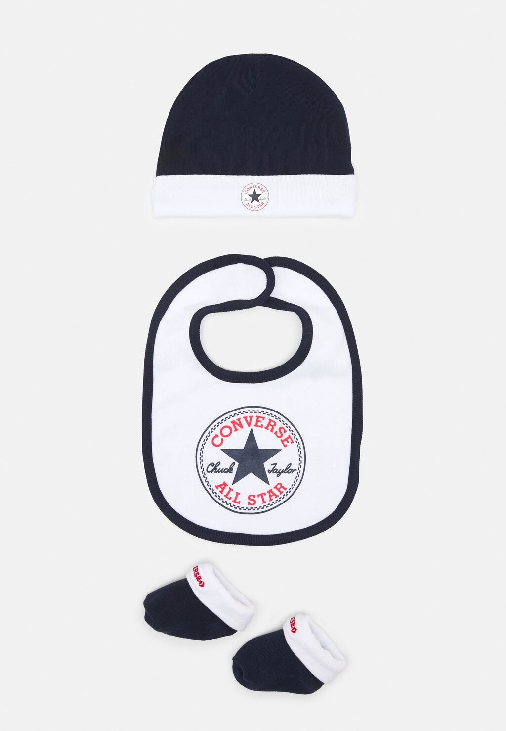 

Шапка CHUCK INFANT HAT BIB BOOTIE SET Converse, цвет obsidian