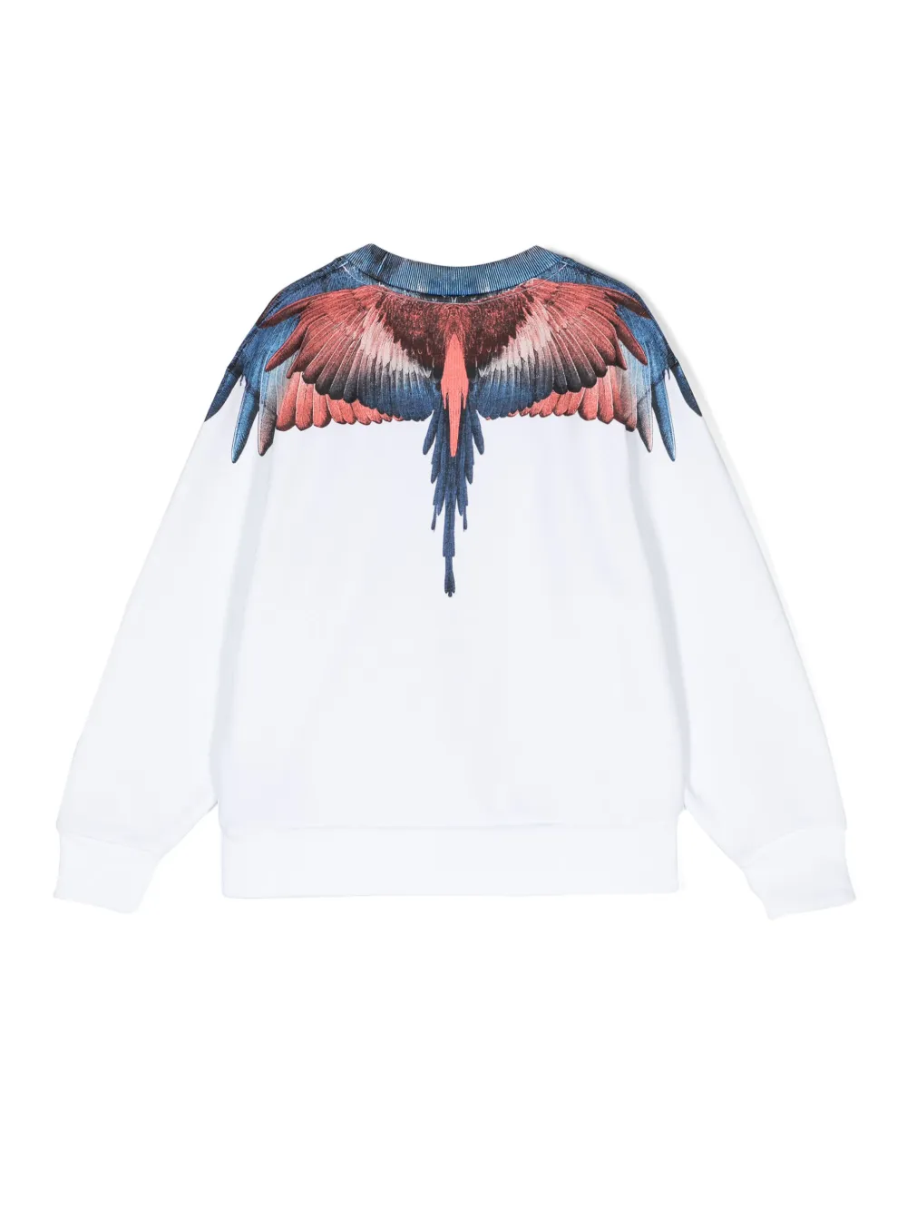 Толстовка с принтом Wings Marcelo Burlon County Of Milan Kids, белый — фото 2