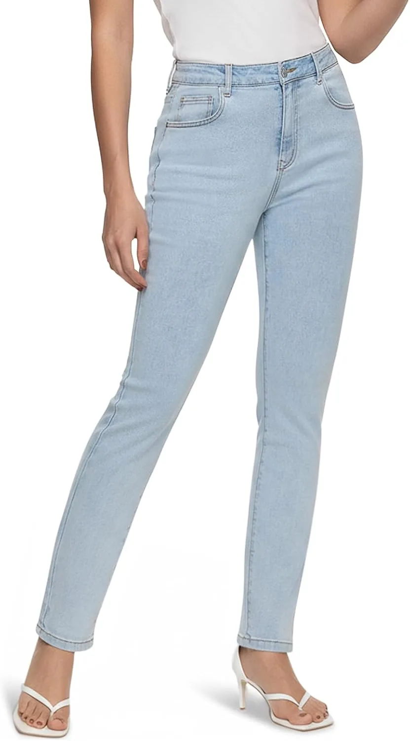 

Женские джинсы скинни с высокой талией и эффектом контроля живота ZPIUO