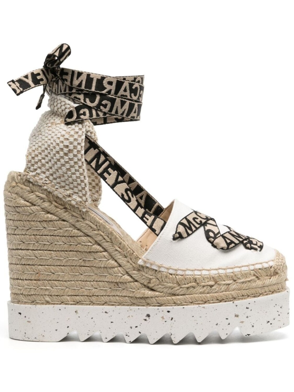 

Stella McCartney эспадрильи Gaia 140 на танкетке, белый