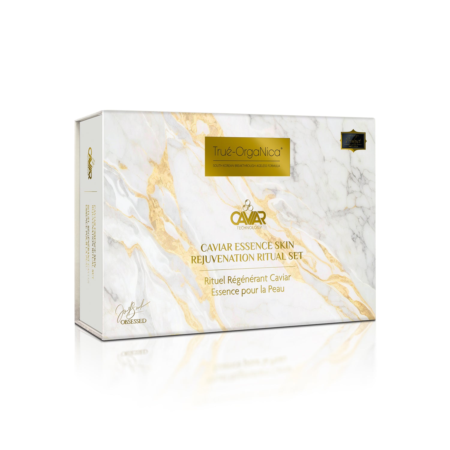 Набор для омоложения кожи с экстрактом икры True Organica, 12.9 Oz — фото 2