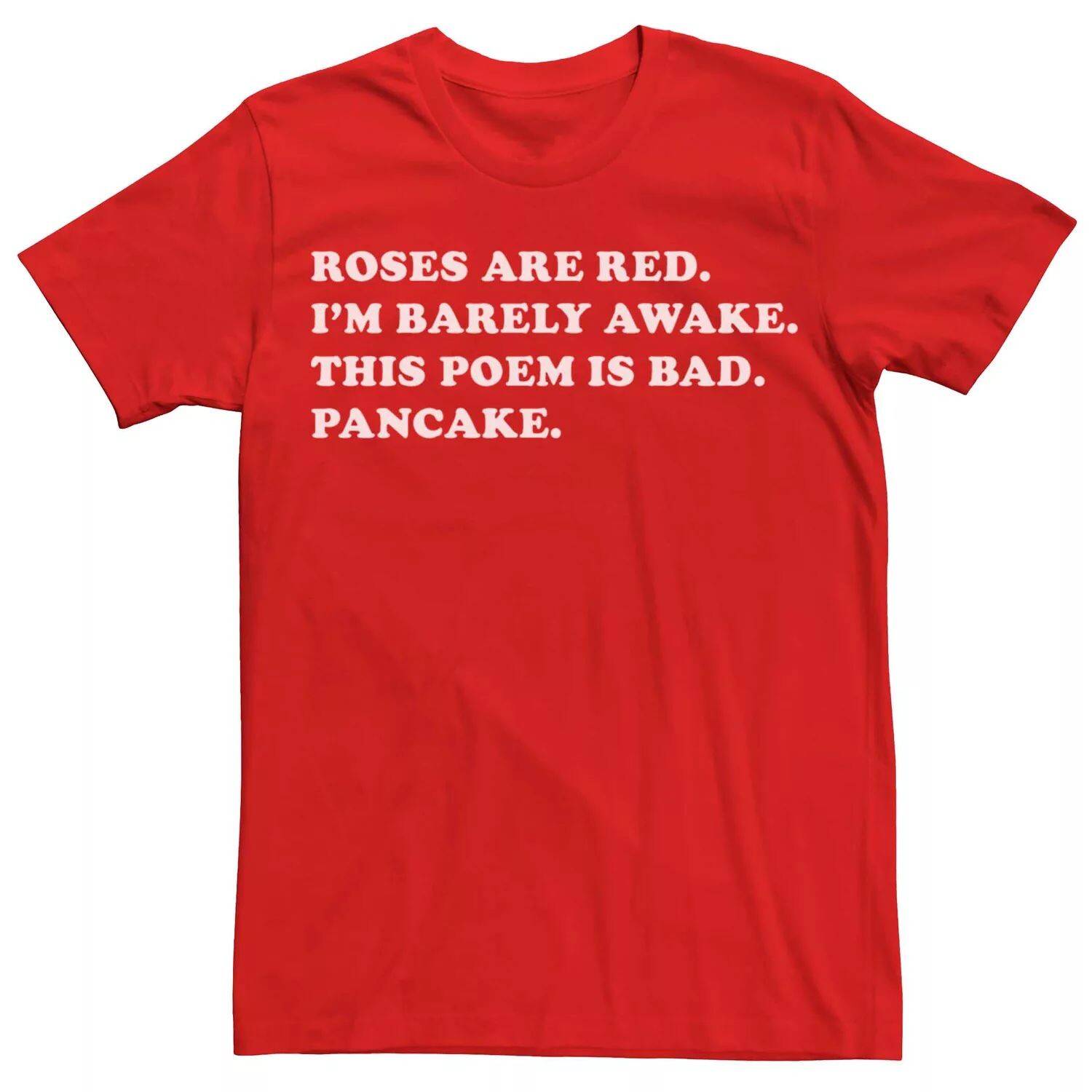 

Мужская футболка Pancake Poem Valentine Licensed Character