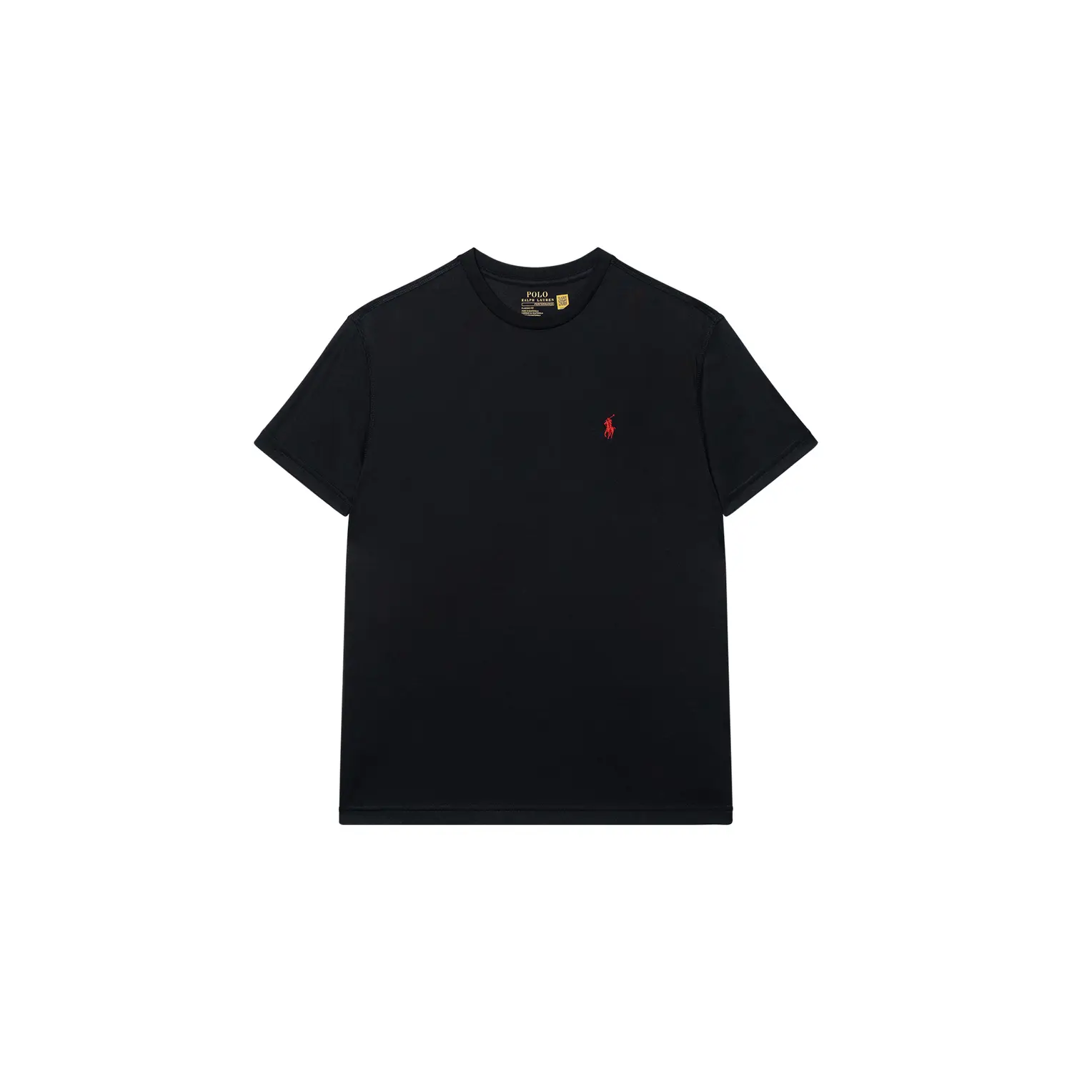 Классическая футболка из переработанного материала с коротким рукавом Performance Polo Ralph Lauren, черный — фото 3