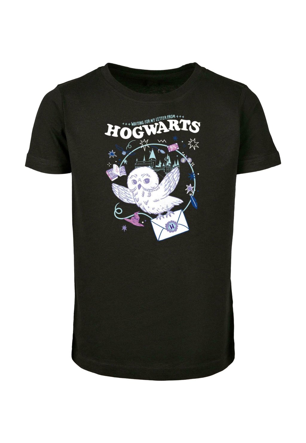 

Футболка с принтом HARRY POTTER - OWL LETTER ABSOLUTE CULT, черный