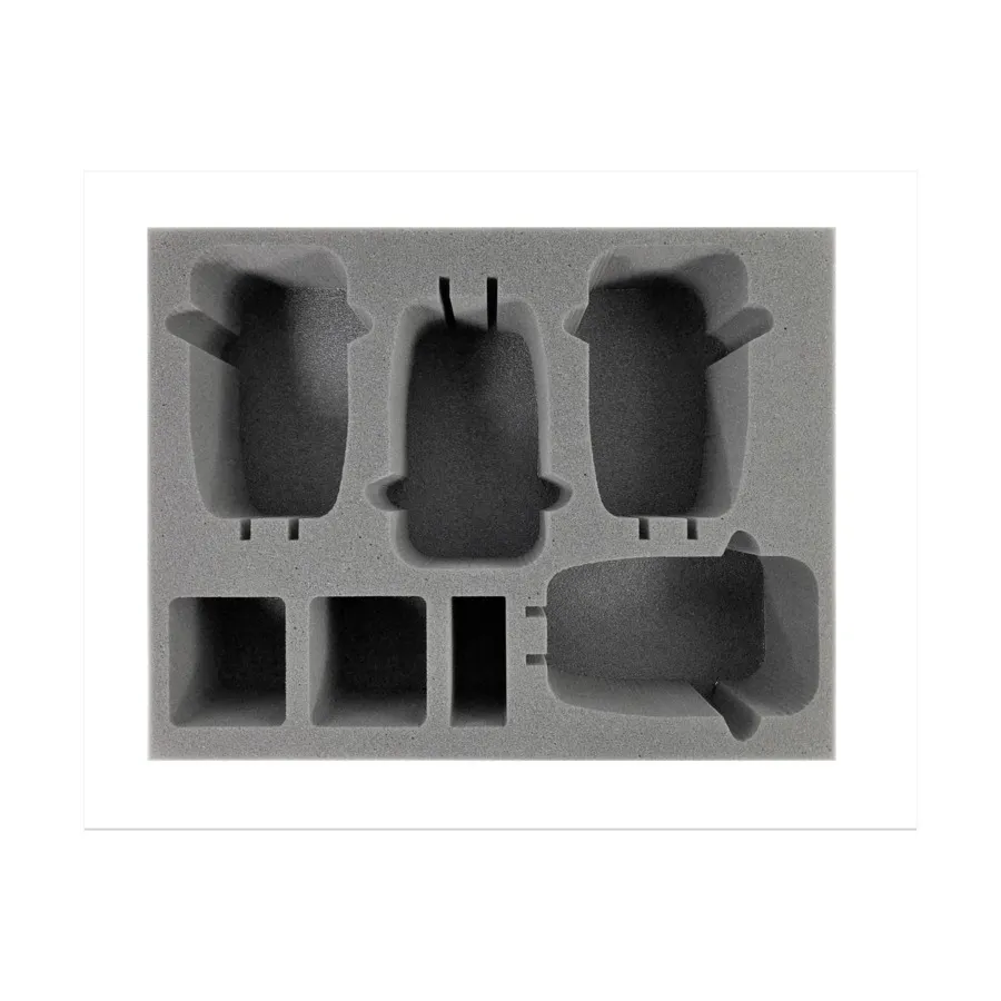 

Поддон для автомобиля 3 1/2 дюйма — 4 дезинтегратора Skorpius или Duneriders, Battle Foam - Games Workshop - Warhammer 40,000 - Adeptus Mechanicus