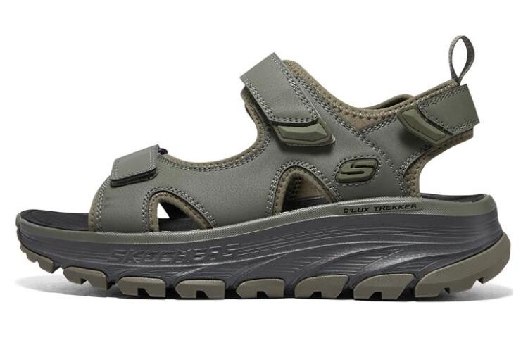 Сандалии D'Lux Trekker оливково-зеленого цвета Skechers