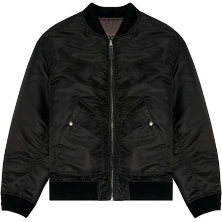 

DIESEL Куртка-бомбер овальная стеганая с буквой D, Black