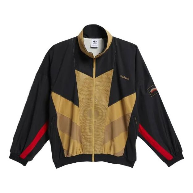 

Куртка Men's adidas originals x MIDWEST KIDS Crossover Loose Casual Stand Collar Sports Jacket Colorblock H62574