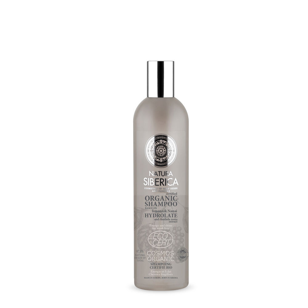 

Шампунь для блеска Organic Champú Energía Y Brillo Natura Siberica, 400 мл