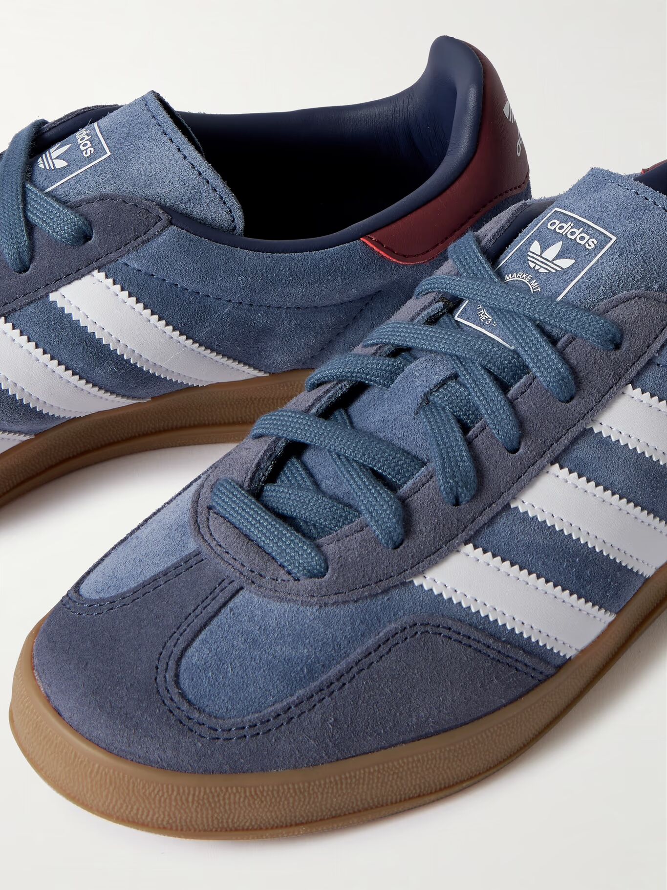 

Кроссовки Gazelle Indoor Suede ADIDAS ORIGINALS, темно-синий