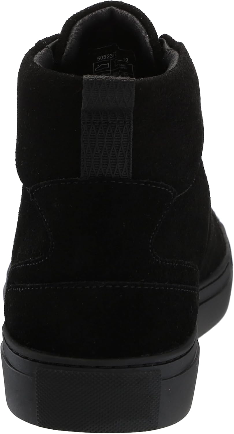 Высокие кроссовки Hugo Mens Essential Cupsole из замши, Black Currant — фото 3