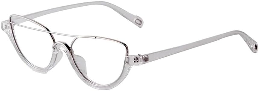 

Солнцезащитные очки в ретро-оправе полуовальной формы для женщин и мужчин, винтажные очки «кошачий глаз» с металлическим покрытием, защита от ультрафиолета UV400 UJNHGQ, C3