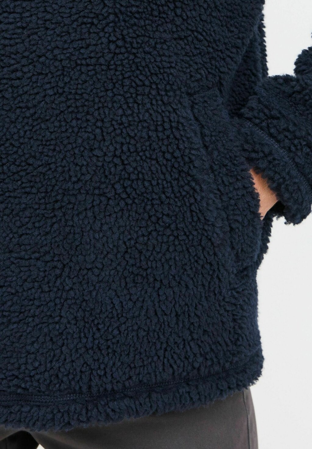 

Флисовый джемпер OXTOLIRONE TEDDY Oxmo, темно-синий