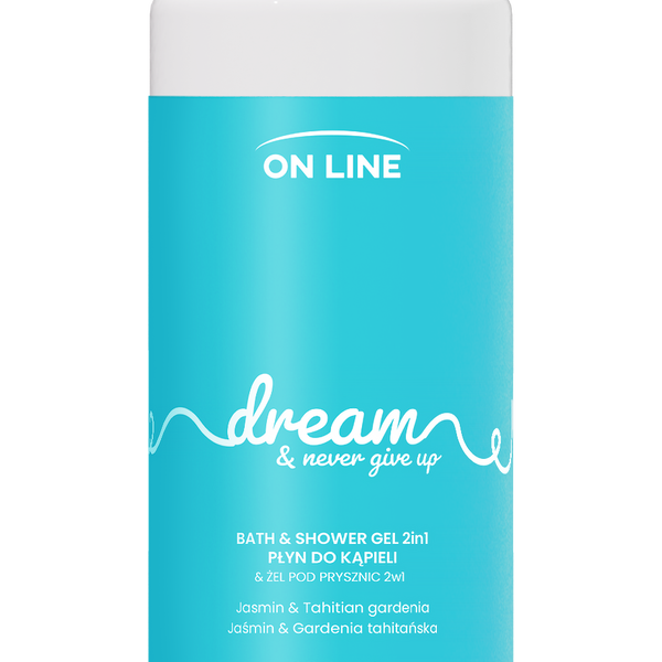 

Гель для душа и жидкость для ванны, 900 мл On Line Dream&Never give up