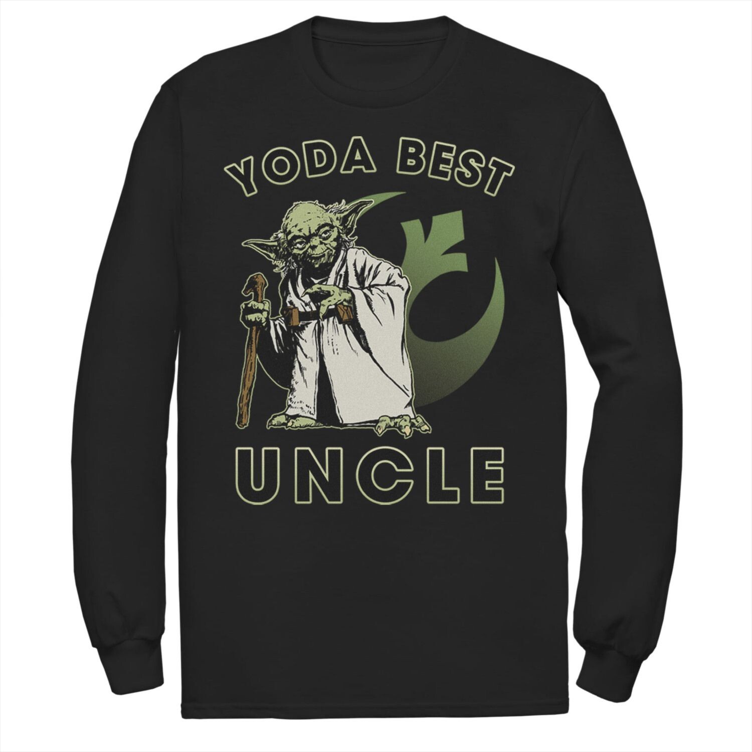 

Мужская футболка с логотипом Star Wars Yoda Best Uncle Rebel