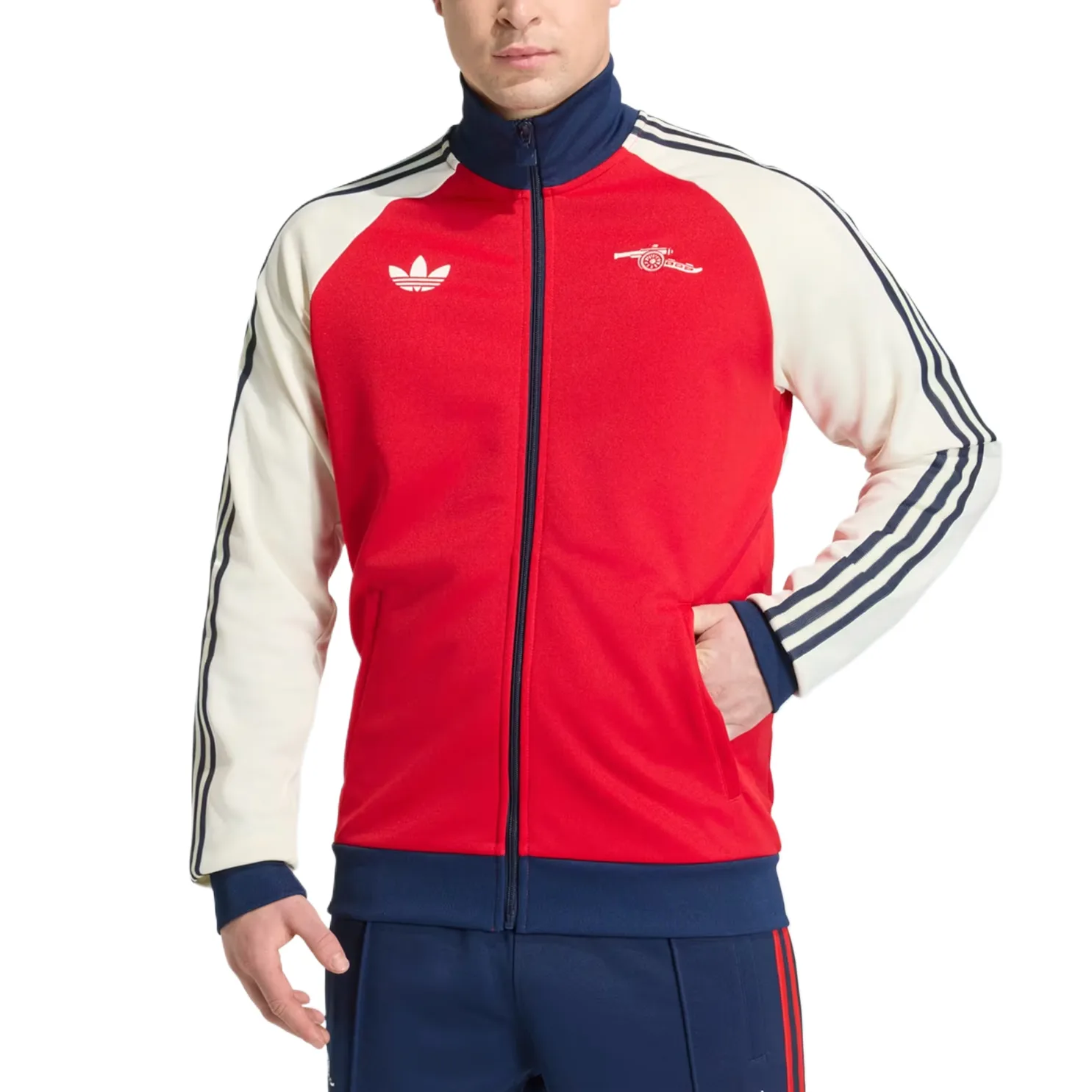 Толстовка мужская Adidas Originals, Better Scarlet/Ecru — фото 3