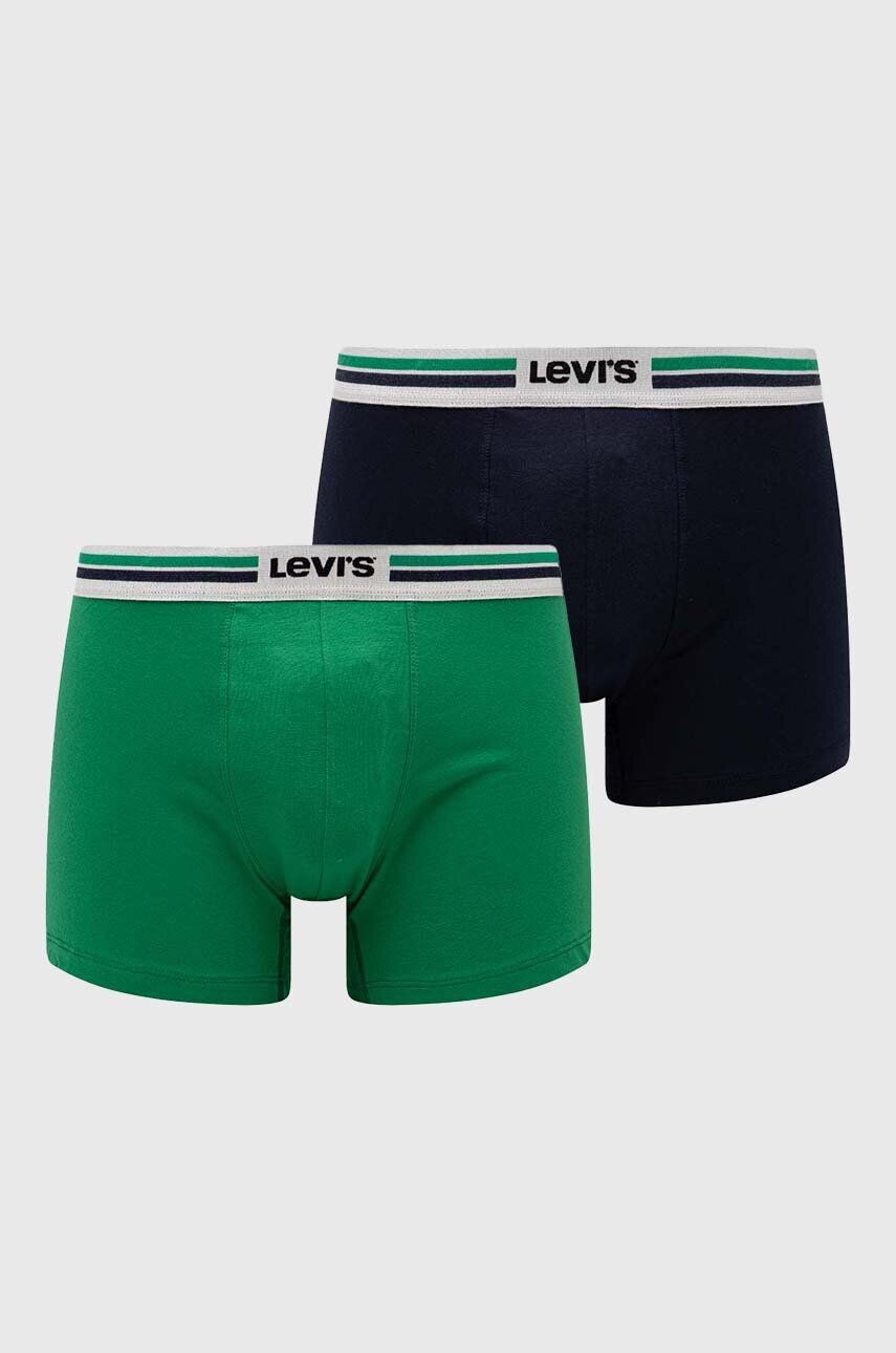 

2 упаковки боксеров Levi's, зеленый