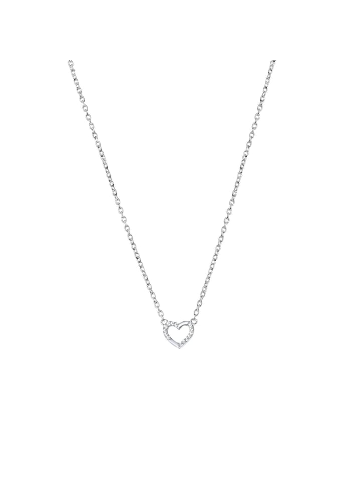 

Lucardi Колье в форме сердца из серебра 925 пробы