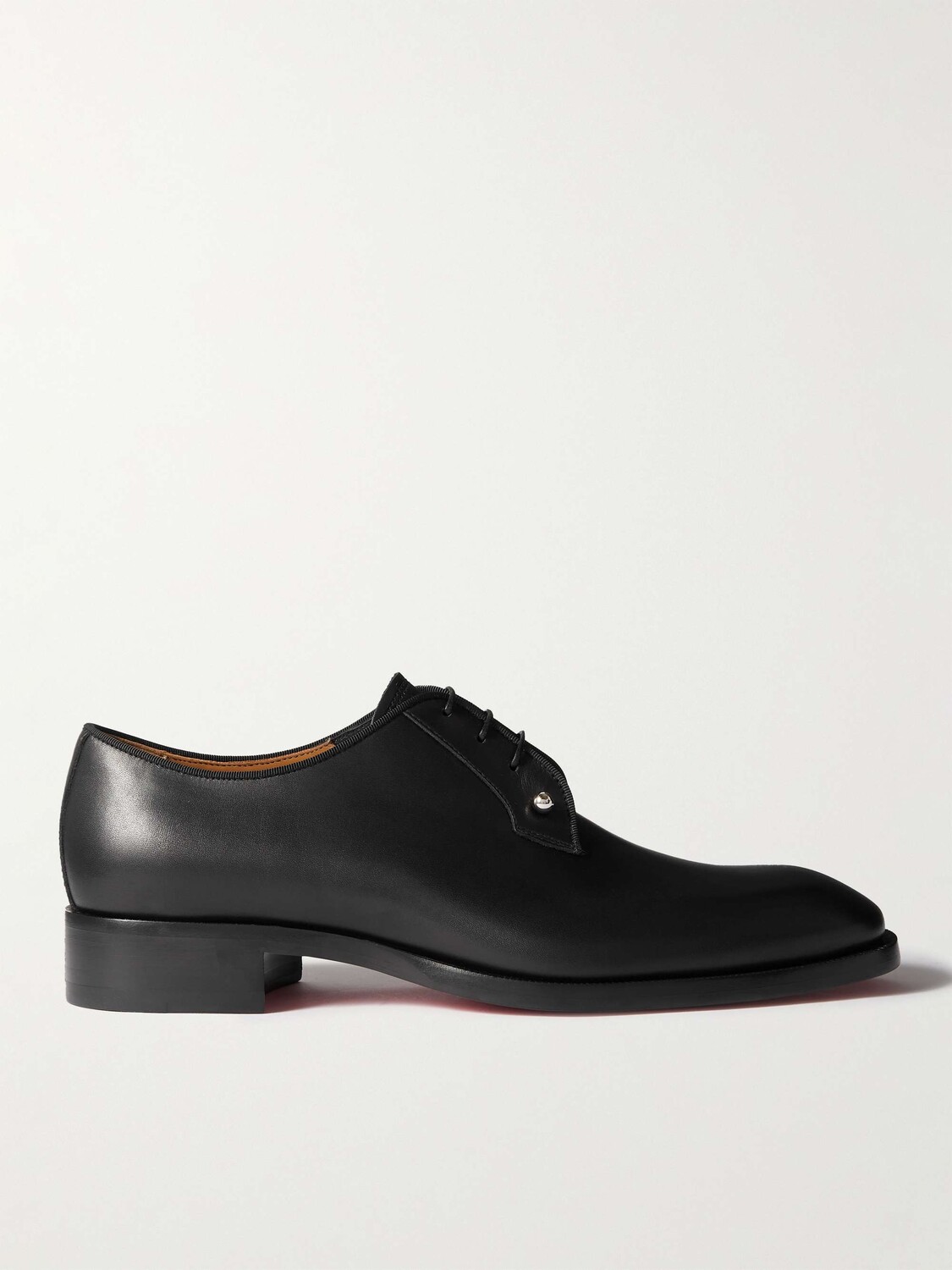 

Кожаные туфли дерби с отделкой в крупный рубчик и украшением Chambeliss CHRISTIAN LOUBOUTIN, черный