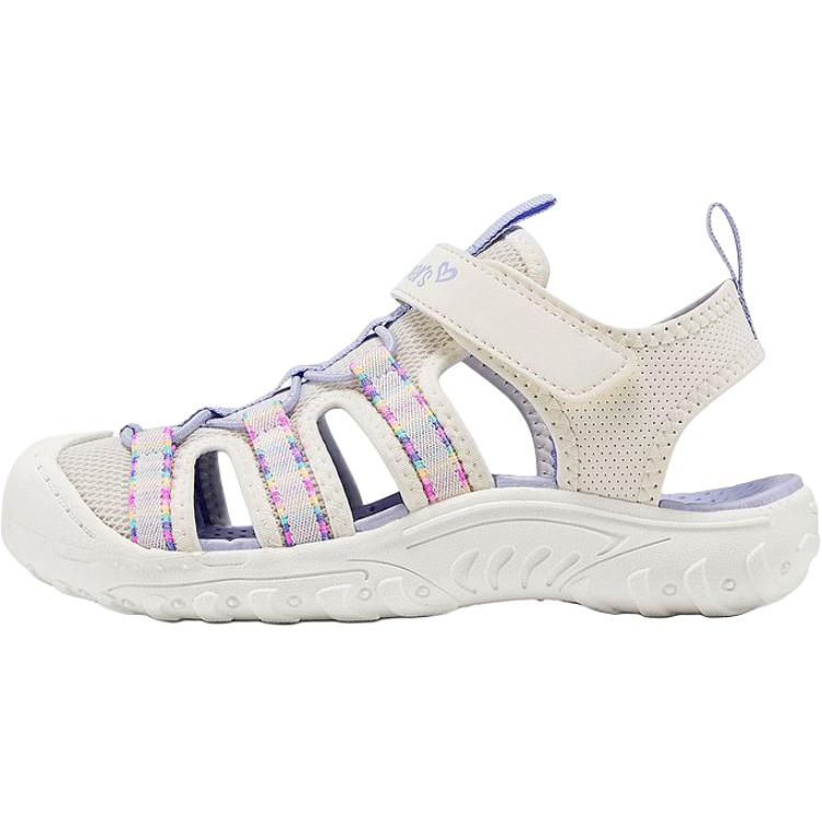 

Детские сандалии с нескользящей подошвой и износостойким верхом Skechers Kids, бежевый/фиолетовый