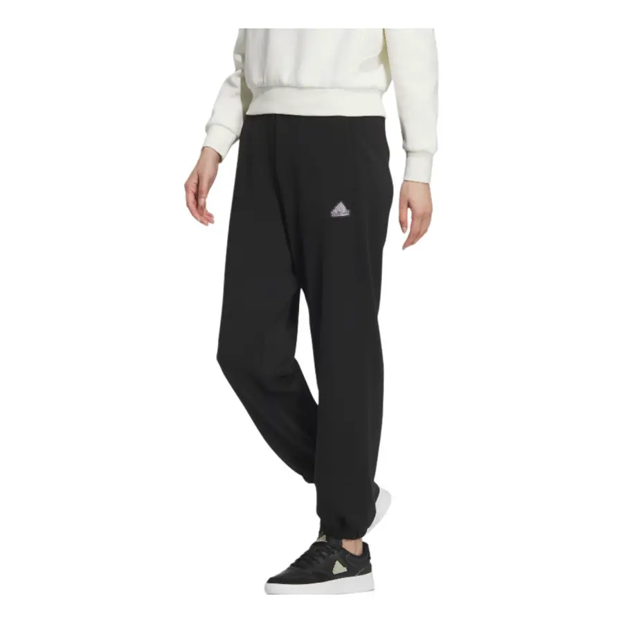 Спортивные брюки adidas FW24 Small Logo Track Pants 'Black White', черный — фото 2