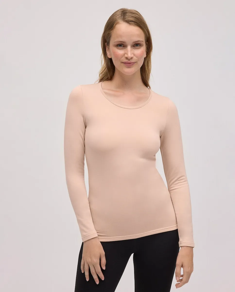 

Женская термокофта с длинным рукавом Ysabel Mora, темно-коричневый