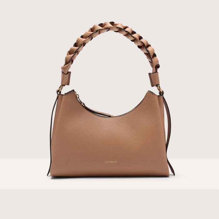 

Сумка через плечо Coccinelle Boheme small, цвет Skin/Gazpacho