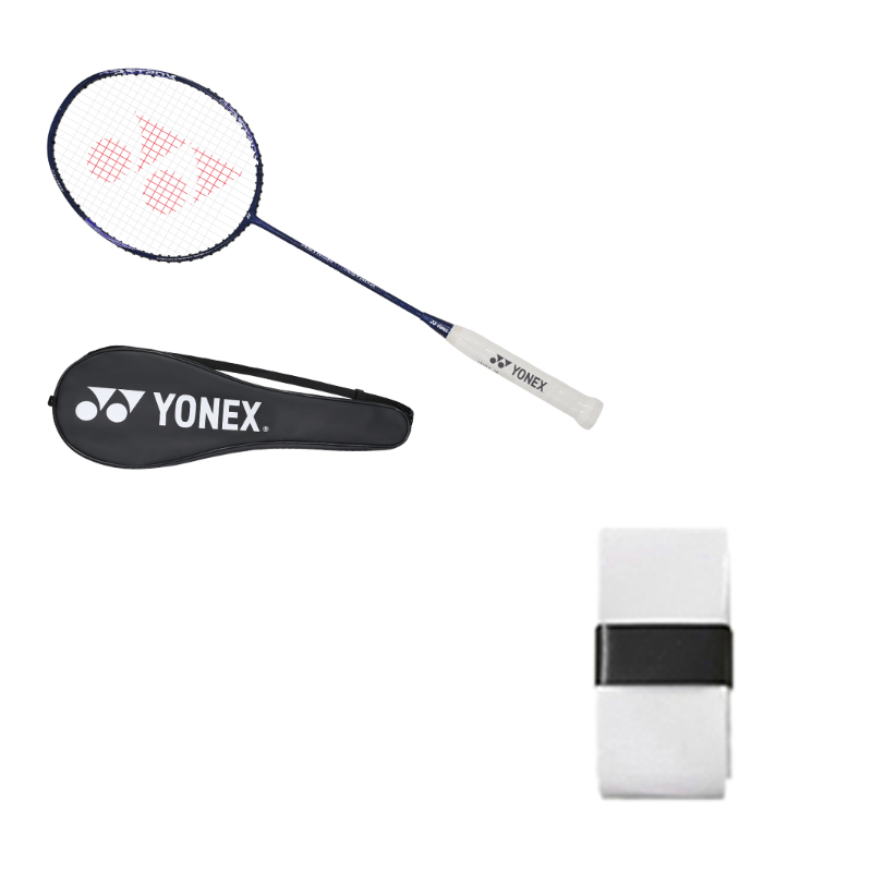 

YONEX Тианфу AX10 бадминтонная ракетка Full Carbon, атакующая модель, утяжеленная головка, жесткое древко, начальный уровень, 4U/G5, navy blue
