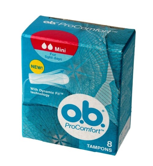 

Тампоны, 8 шт. O.B., ProComfort Mini