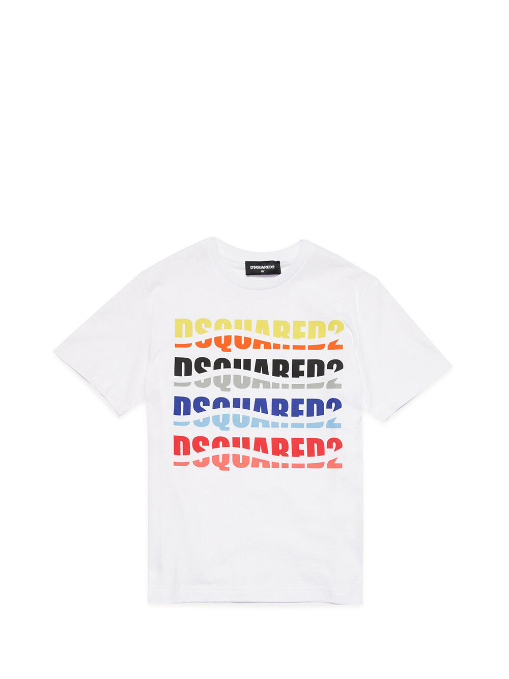 

Белая детская футболка унисекс Dsquared